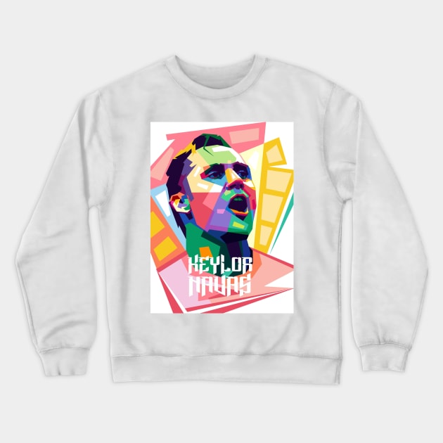 KEYLOR NAVAS WPAP Crewneck Sweatshirt by erikhermawann22